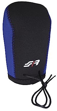 Simoni Racing Schaltknauf Hülle Universal - Schwarz/Blau + Logo