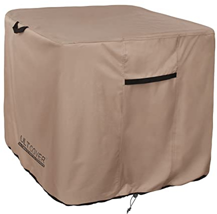 ULTCOVER Waterproof Square Air Conditioner Cover for Outside AC Units Size Upto 30W x 30D x 32H inch