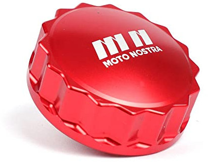 MOTO NOSTRA Tankdeckel CNC rot kompatibel für Vespa GTS 125, 150, 250, 300 HPE, Super Tech, Primavera, IGET, Touring