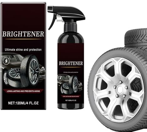 Lucidante Per Pneumatici Spray - Lucidante Per Pneumatici Per Auto | 120 Ml | Lucidante Per Pneumatici Ad Alto Lucido | Lucidante Per Pneumatici Spray Per Lucido E Protezione | Lucidante Per