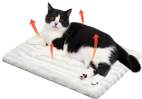 Votoko Manta con calefacción automática para gatos y perros, cama para gatos, lavable, manta térmica para gatos, manta para gatos, manta para perros, antideslizante, parte inferior antideslizante