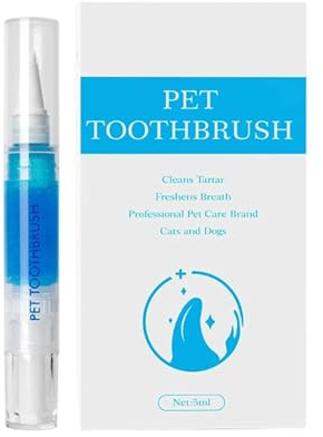 Pet Tooth Cleaning Pen,5ml Puppy Toothpaste,Cat Teeth Stain Remover | for Mouth Care Daily Hygiene Bad Breath Removal Kitten Puppy
