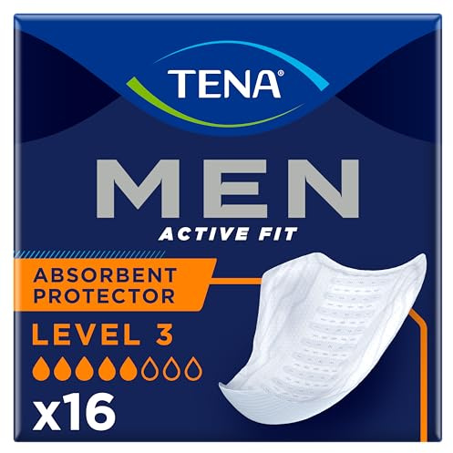 Tena män aktiv passform absorberande skydd, nivå 3 (16 stycken)