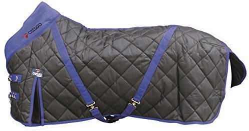 CATAGO Stable 300 g Teppich, schwarz/blau, 155 cm