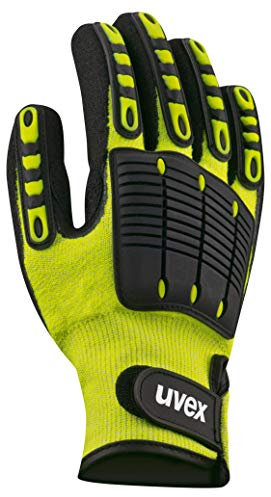 Uvex Synexo Impact 1 Schnittschutzhandschuhe - Gelb-Schwarz - Gr 11 (XXL)