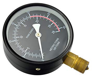 BSD Manomètre de Rechange pour Presse Hydraulique - Manomètre pour Presse 20 Tonnes