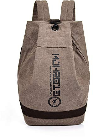 FANDARE Retro Rucksäcke Laptop Schulrucksack Leinwand Schultasche Mädchen Schulranzen Reise Tagesrucksack Teenager Daypacks für Herren Damen Uni Büro Alltag Freizeit Campus Wandern Dauerhaft Braun