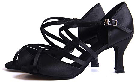 Syrads Zapatos de Baile Latino de salón para Mujer Salsa Tango Bachata Zapatos de Baile de Interior para Boda Fiesta de Noche