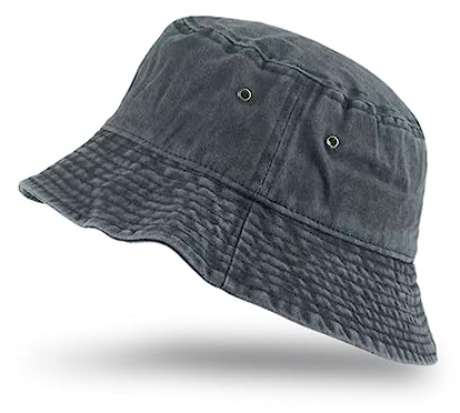 MIVAIUN Cappello da Pescatore, Grigio Cappello Pescatore Pieghevole, Cappello Traspirante per Spiaggia, Bucket Hat Unisex, Cappello da Sole, Cappellino da Pesca per Pesca, Escursionismo