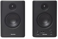 Thornton Pure 35 aktive Studiomonitore (Paar) – 50 W Klasse D, symmetrische/unsymmetrische Eingänge, Kopfhörerausgang, Akustik-Tuning und BT