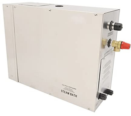 YQVEOT Kit generador de Ducha de Vapor, Sistema Comercial de generador de Vapor de Acero Inoxidable autónomo 6kw Generador de baño de Vapor eléctrico para Uso doméstico Comercial