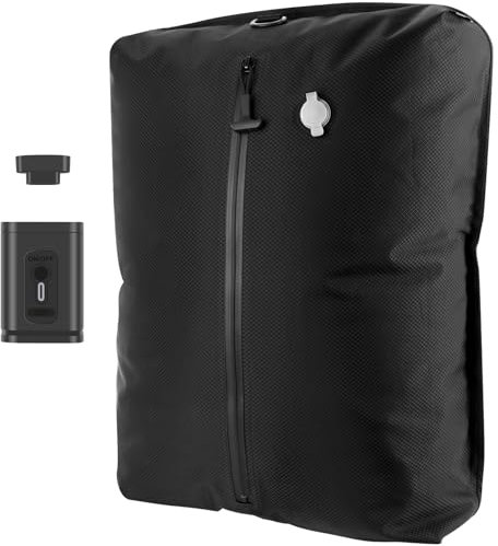 Bolsas de Vacío Profesionales para Viajes con Bomba, Bolsas de Compresión al Vacío Reutilizables IP67 para Maletas y Mochilas, Ahorran Espacio, son Ligeras y Duraderas (1PC+Bomba inalámbrica)
