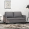 Xichuzi 2-Sitzer-Sofa Grau 120 cm Kunstleder, Loungesofa, Sofas & Couches, Relaxsofa, Couch für Wohnzimmer, 359330