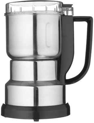 Moulin à épices électrique, broyeur à épices électrique à poudre fine | Broyeur à poudre en acier inoxydable Broyeur à épices électrique - Petit hachoir alimentaire avec poignée pour grains de café et