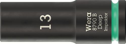 Wera 8790 B Impaktor Deep Bussole con attacco da 3/8, 13 x 63 mm