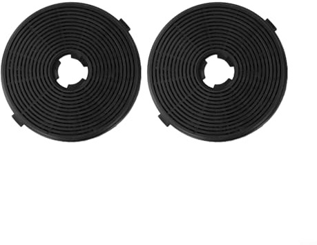 Recirculating Carbon Charcoal Filters, Replacement Extractor Vent Fan, 2 PCS Range Hood Activated Carbon Filters, For Home Cooks With Strong Cooking Smells, 135mm x 135mm x 18mm