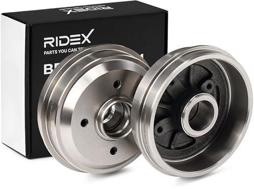RIDEX 123B0023 2x Tambor de freno Trasero Compatible con PEUGEOT 206 Fastback 2A/C