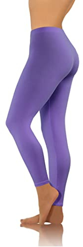 sesto senso Femme Leggings Violet Long Fille Coton Coloré Jambes Longues Fitness Yoga Pantalon de Sport XL Purple