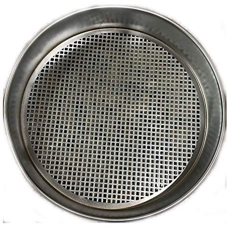 SPUZZO Große Gartensieb, Steinsieb, Bodensieb groß für Labortest-Gartenarbeit - 30cm (Color : 26mm)