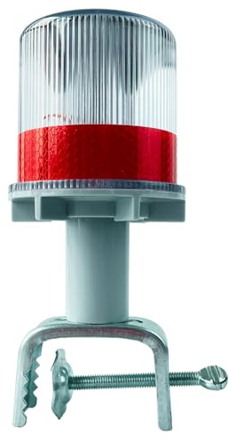 Cloud Fire Lumière de navigation solaire pour bateaux, phare d'ancrage, 3 modes d'éclairage, phares à 360°, conception étanche IP65 pour navire de voile, avertissement routier, véhicule industriel