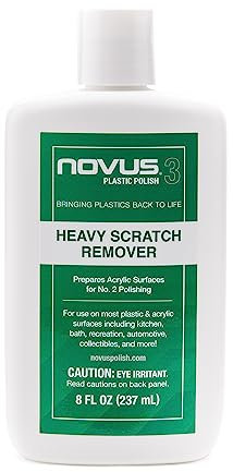 NOVUS 7082 | Heavy Scratch Remover #3 | 8 Ounce Bottle
