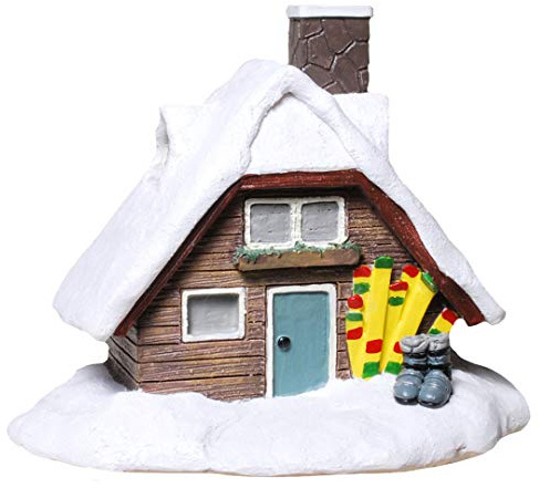 UDO Schmidt 89304 - Spardose Skihütte - perfekt für Urlaubskasse - ca. 12 x 15 x 10 cm