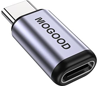 MOGOOD USB C Adattatore da maschio a femmina, supporto da 100W Fast Charging 40 Gbps Trasferimento di dati 8K@60Hz Video output per USB4,Thunderbolt 4/3,laptop,vapore Dock,switch,tablet, telefono