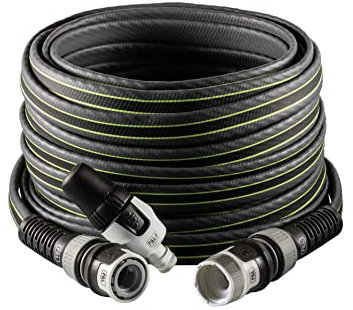 FITT FORCE 20 m, Tubo acqua per irrigazione giardino, Leggero, Resistente e compatto, Per Uso Intensivo, con Lancia, colore Grigio-Lime, -43% CO2e
