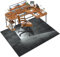 XunZheng Bürostuhl Unterlage Gaming Teppich Unterlage Schreibtischstuhl Schutzmatte Bürostuhl rutschfeste Bodenschutzmatte Rollmatte Bürostuhl Stuhl Unterlegmatte für Laminat Parkett 100 x 140 cm