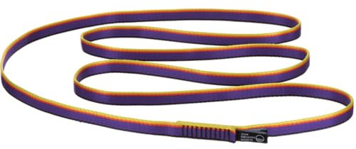 Wild Country Nylon Sling - Strong, Lightweight, 15mm Rock Climbing Runner for Anchors, Alpine Draws, & Trad Climbing - Purple - 120cm