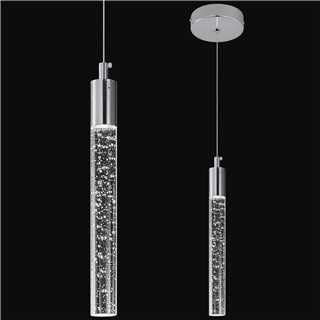 ZPBSJ Modern Kitchen Island Pendant Light LED Chrome Mini Pendant Lighting Bedroom Bedside Table Small Pendant Lights（1-Pack）