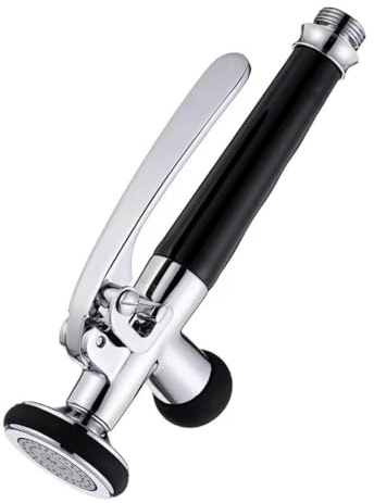 ZYNCUE Pulvérisateur de pré-rinçage de qualité supérieure pour cuisine et salle de bain avec arrêt automatique, corps en laiton, tuyau en acier inoxydable et aérateur d'éclaboussures