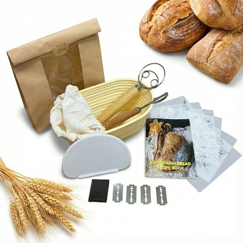 Bread Proofing Set, Bread Banetons de silicona plegable ovalados