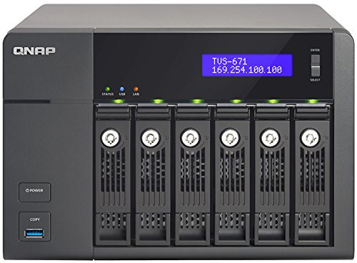 Qnap Turbo NAS TVS-671-i5-8G Unita di Stoccaggio di Rete
