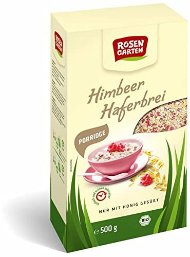 Rosengarten Bio Porridge Himbeer-Haferbrei (6 x 500 gr)
