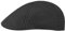 Stetson Texas Cotton Flat Cap with UV Protection 40+ - Cotton Peaked Ivy Cap - Solid-Color Cap for Spring/Summer Black L (58-59 cm)