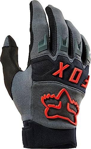 Fox Racing Dirtpaw Ce Unisex Handschuhe, Grau/Rot, S