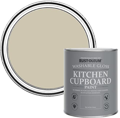 Rust-Oleum Green Kitchen Cupboard Paint in Gloss Finish - Silver Sage 750ml