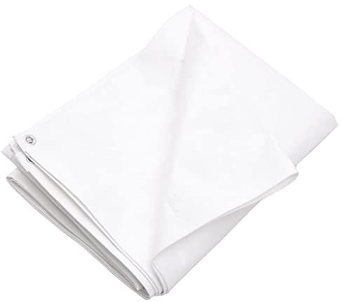vidaXL Presenning 260 g/m² 3x3 m vit HDPE, markduk, campingduk, täckning, markdukar, campingdukar, täckduk, täckdukar