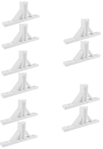 BESPORTBLE 10 Stück Zaunbasis Sichtschutz Zaunfüße Basis Zaunfüße Unterstützung Zaunständer Unterstützung Zaunteile Gartenzaunzubehör Basis Für Zaunzäune Basisset Basis Für Kleinen
