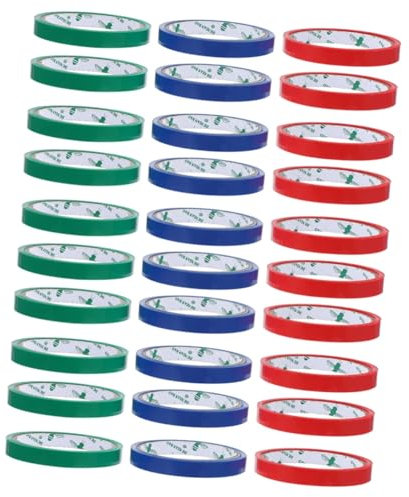 SOLUSTRE 2 Sätze Bandversiegelungsmaschine Elektrisches Band Klebeband Nachfüllen Zäh Beutelversiegelungsmaschine Verschlussband Klebeband Für Verpackungsbeutel Klebeband Binden 15 Rollen*2