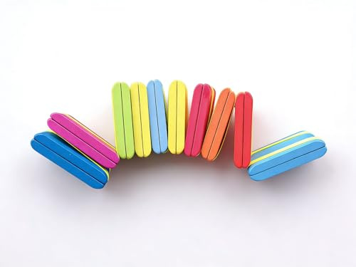 sszxmy Juguete de Madera de 10 Piezas con Tablero Giratorio Colorido, Juguete Anti-Estrés Escalera de Jacob para Niños