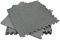 Rolson Tape Measure, Black, 10 m x 25 mm, 6 Pieces