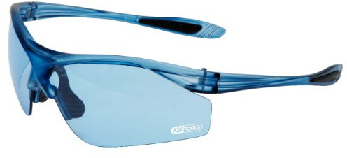 KS Tools 310.0160 - Gafas de seguridad, marco azul, lentes azules