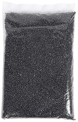 Eurosand GRANULAT 2-3 mm (Kleine Dekosteine, grobkörniger Farbsand) 1 kg. Dunkelgrau. ANTHRAZIT -84