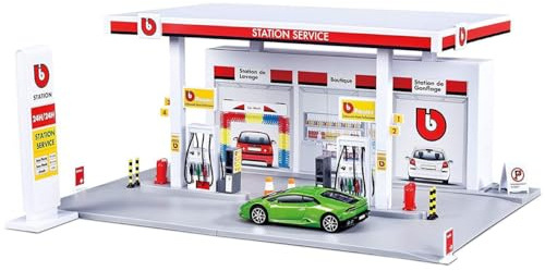BBurago Street Fire Service Station + 1 Vehicle 1:43rd