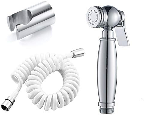 Spruzzatore per bidet portatile per WC, set di spruzzatori per bidet in ottone per detergente per WC, spruzzatore per pannolini di stoffa per bambini, montaggio a parete,A