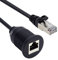 chenyang CAT6 RJ45 Unterputz LAN Ethernet Netzwerk Verlängerungskabel Stecker auf Buchse für die Armaturenbrettmontage im Auto wasserdicht staubdicht