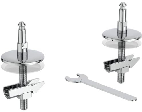 Ideal Standard - Multi Suites, Ensemble de charnières pour siège WC série i.life A, EW05667, Neutre