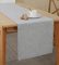 Tischläufer Leinenoptik Tischwäsche, Abwaschbar & Fleckenabweisend Table Runner, Läufer Tisch Deko Tischband Tafeltuch Tischtuch, Tischläufer Für Esszimmer Party Urlaub Dekoration (Grau,40 x 180cm)